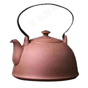 褐色深色茶壶