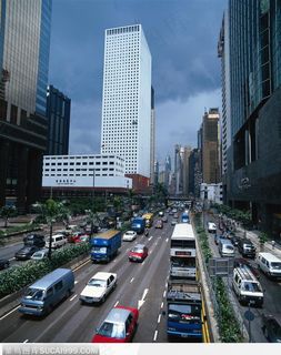 繁忙的香港.