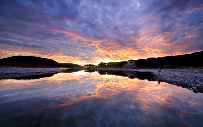 夕阳湖 夕阳 湖 唯美湖 唯美背景 