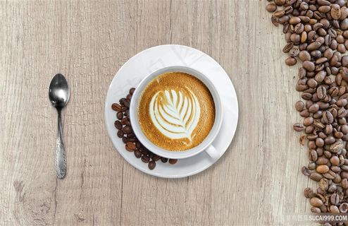 香浓拿铁咖啡热饮图片