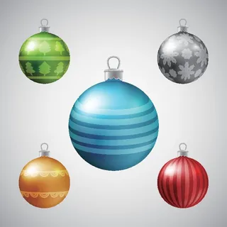 圣诞节圣诞树圣诞老人闪亮装饰电商促销折扣海报