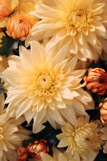 菊花光照摄影图