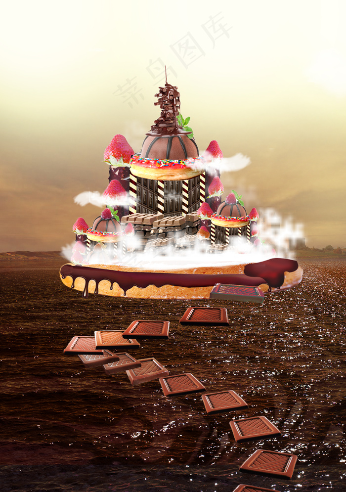 巧克力海报效果陈列