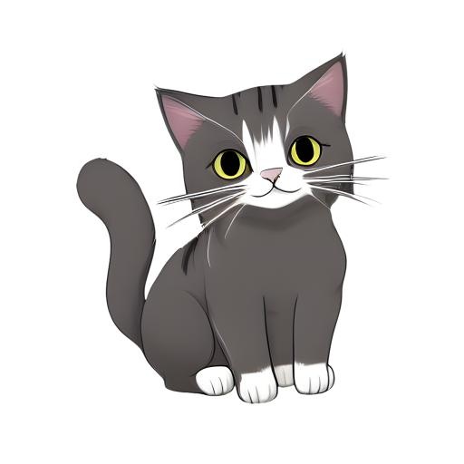 猫动物宠物免抠(2048x2048)