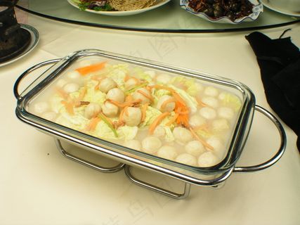 粤菜3360鲍丝汆鱼丸