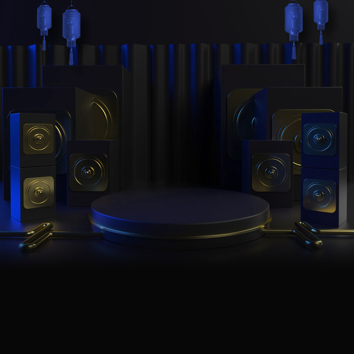 立体C4D场景电商首页主图直通车促销banner海报背景PSD素材