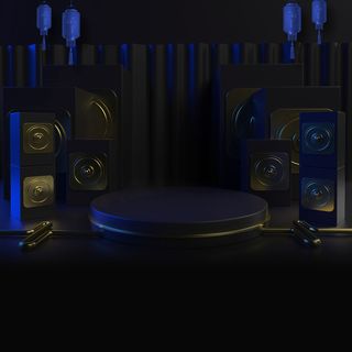 立体C4D场景电商首页主图直通车促销banner海报背景PSD素材