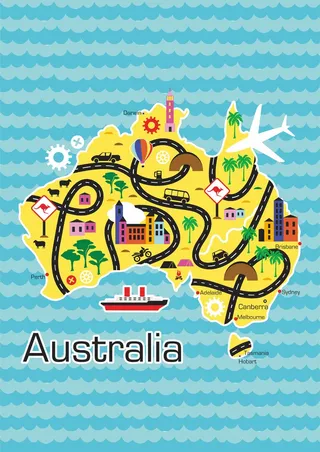 旅游导览图风景特色介绍