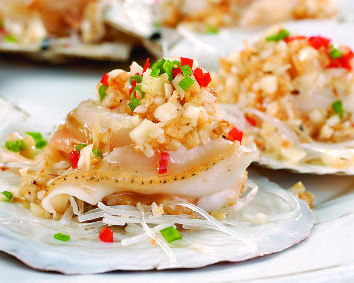 烤扇贝餐饮菜单烧烤烤串高清图