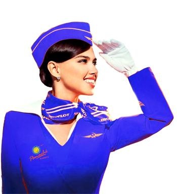 空姐 PNG免抠(350x383)