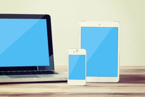 电脑样机 多设备 办公场景 电脑手机模型样机 mac 苹果电脑 (5)