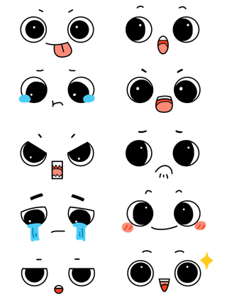 可爱卡通表情