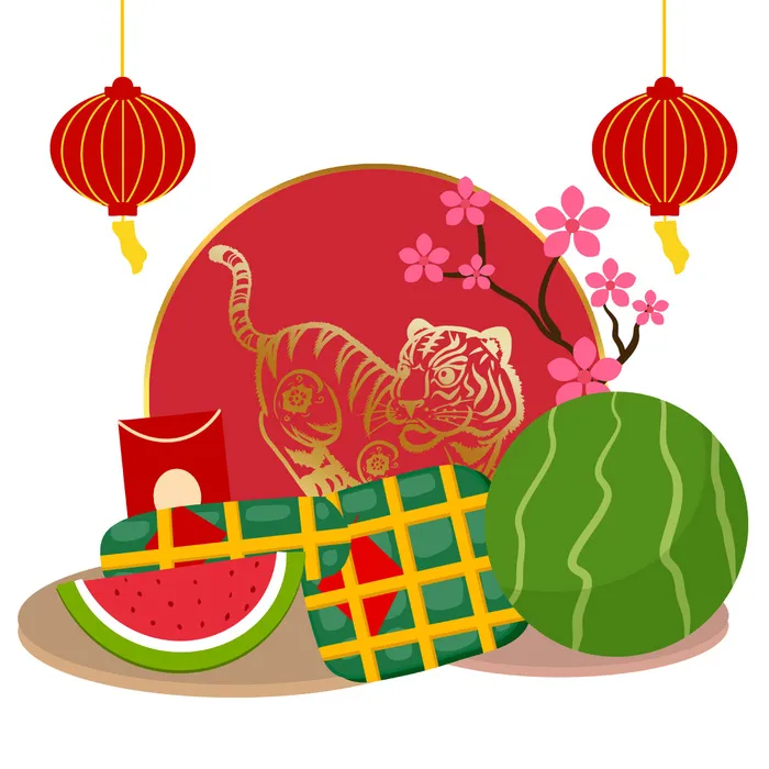 设计 虎年 装饰psd模版下载