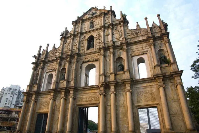 澳门大三巴牌坊图片-第5张 澳门大三巴牌坊图片-第5张