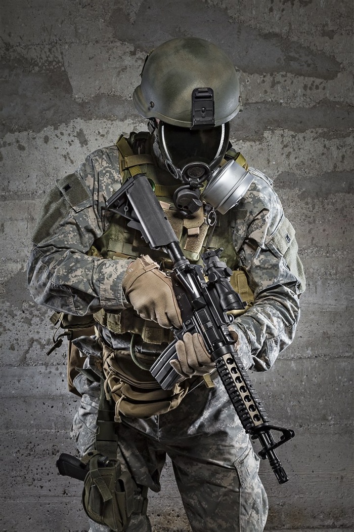 特种兵战士动作素材