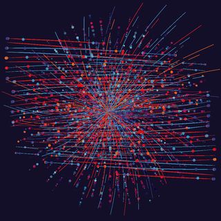 几何抽象粒子线条光线科技感网页banner展板背景AI矢量设计素材