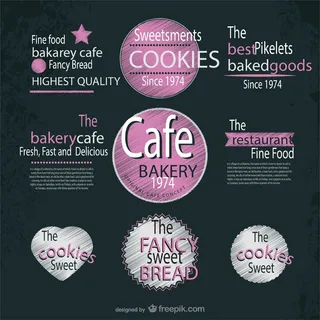 免抠烘培咖啡标签