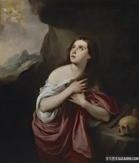 女孩惊悚装饰画挂画油画图片 女孩惊悚装饰画挂画油画图片