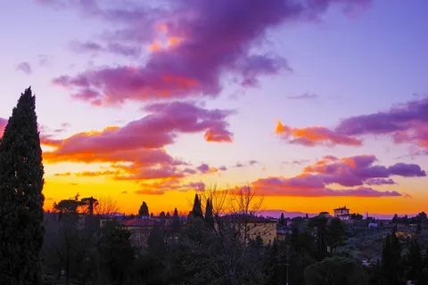 意大利佛罗伦萨黄昏图片 意大利佛罗伦萨黄昏图片