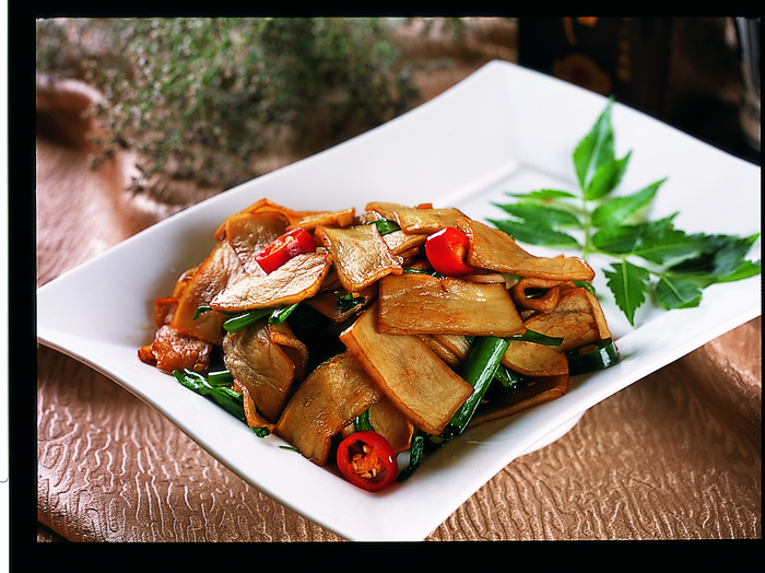 1009CS-0153腊八蒜炒杏鲍菇