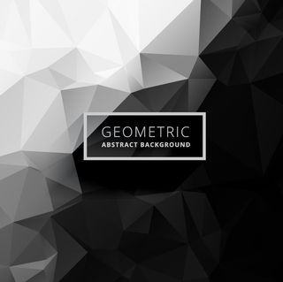 黑白几何抽象背景图片