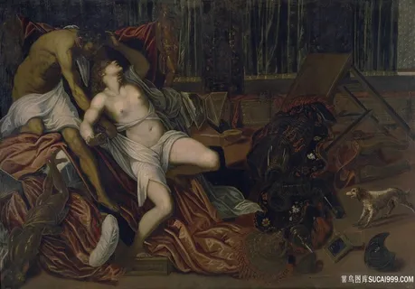 工作坊暴力油画