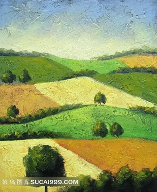 抽象风景画素材世界名画