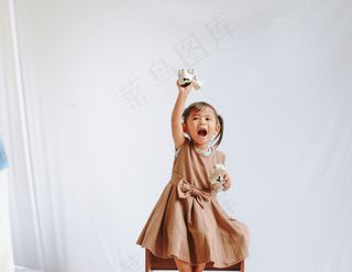 清新唯美可爱的女孩摄影图片 