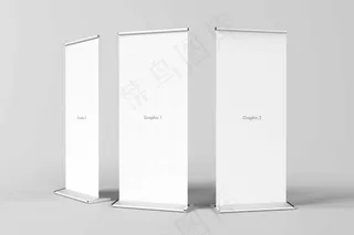 易拉宝样机 易拉宝效果图