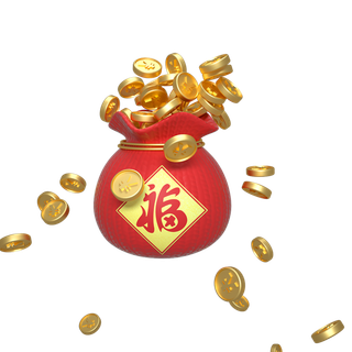 新年元素素材红色喜庆新春兔年