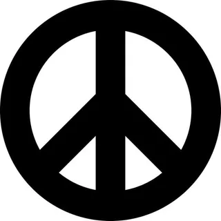 和平符号 PNG免抠