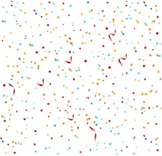 五彩纸屑 PNG免抠