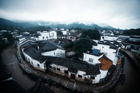 安徽查济古村风景图片-第2张