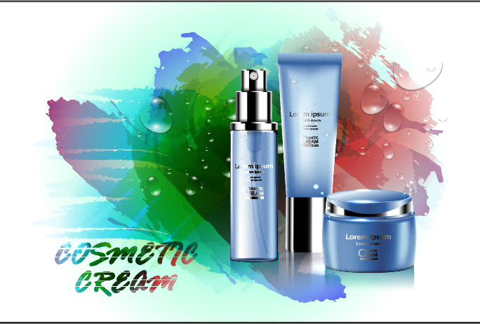 设计广告化妆品素材