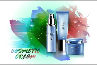 设计广告化妆品素材