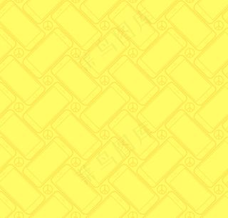 黄色手机图案背景图片