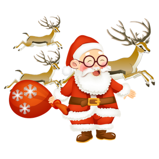 圣诞节平安夜冬季双旦设计圣诞装饰海报元素