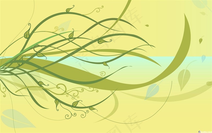 艺术线条花纹背景