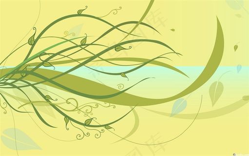 艺术线条花纹背景