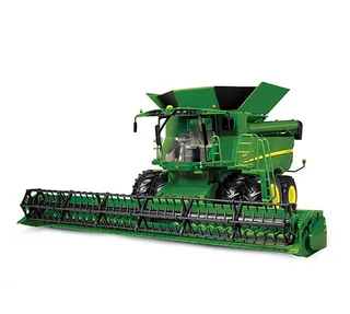 收割机卡通简笔