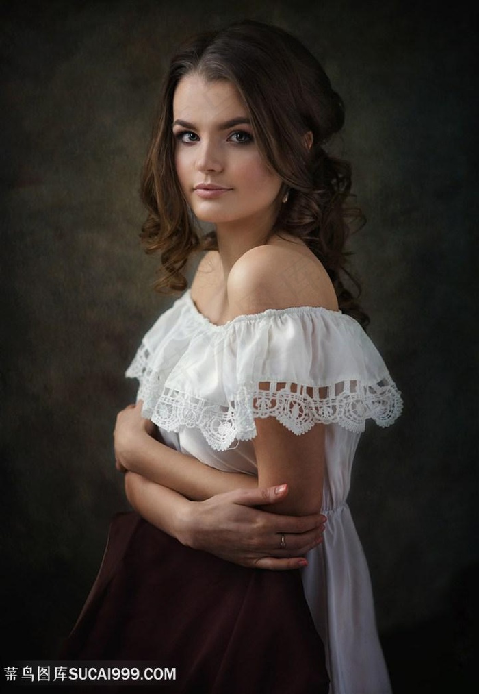 露肩欧美美女图片