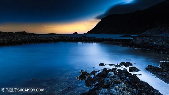 湖畔美景风景画壁纸