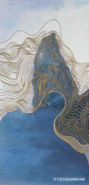 唯美水墨艺术动感装饰画