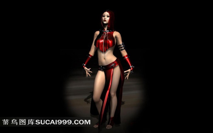 性感3诡异的美女素材