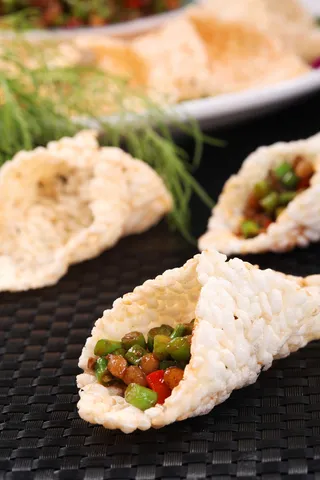 水晶锅巴粒粒香 (2)