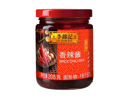 李锦记香辣酱超市商品白底图免抠实物摄影png格式图片透明底