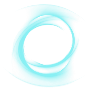 蓝色渐变色光圈丝滑扩散形状