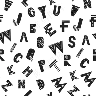 儿童卡通插画底纹背景装饰图案矢量素材