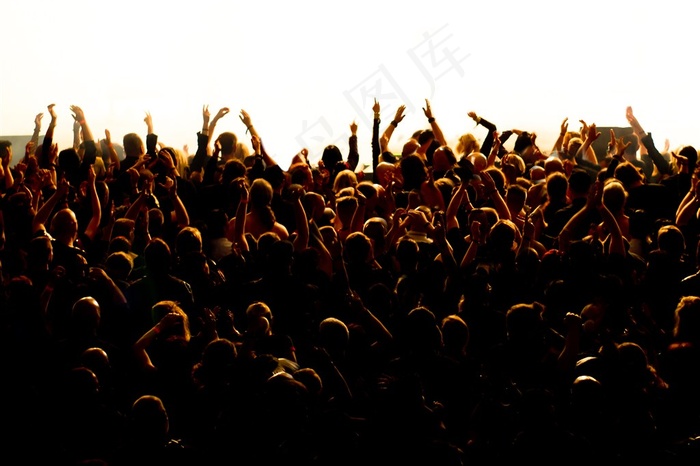 夜店狂欢人群剪影 (18)