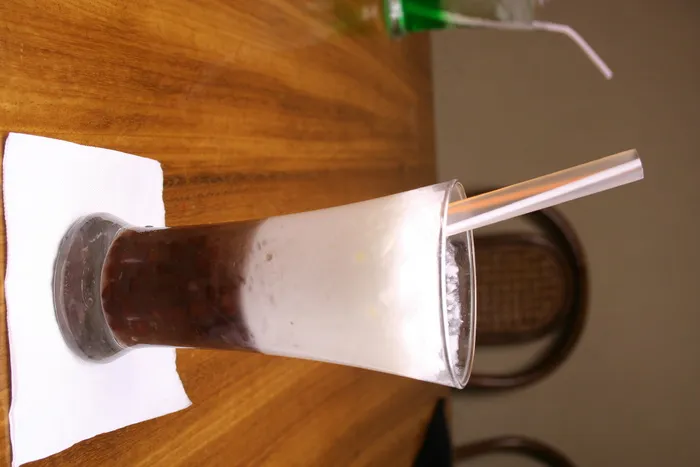   蜜豆椰奶